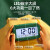 鸣朗多功能电子闹钟学生用智能夜光电子时钟温湿度计床头钟表儿童显示 中文电池蓝色+电池 长方形