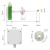 管道风速传感器风速仪RS485信号工业空调管道式风力测量仪变送器 增加4G上传功能