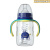 小熊旗下婴儿奶瓶0-1一2-3岁以上6个月新生儿童防胀气吸管奶瓶宝宝喝 星耀蓝180