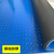 加厚防滑垫橡胶PVC地垫防水塑料地毯浴室厨房楼梯车间仓库地胶板 黑底加厚蓝人 1.5米宽*【5米长度】