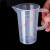 塑料烧杯 量杯带刻度毫升奶茶塑料100ml 50ml量筒500ml 1000ml刻度烧杯HZD 100ml新款三角