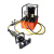 分体式单人弯曲机手提式便携电动液压钢筋弯曲调直器BR-25含泵体 BR-40A电磁阀电动泵