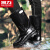 回力雨鞋男冬季防水加绒短筒套鞋中高筒胶鞋男士高筒防滑耐磨水鞋 G528高筒单鞋 39