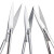 赫思迪格 实验用剪刀 不锈钢实验室剪手术剪刀 手术直尖18cm HHW-916