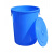 库达 蓝色塑料垃圾桶	大号 单位：个 货期：30天