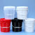 水桶盖子单卖塑料桶机油涂料油墨油漆桶盖胶桶圆形盖25/20L升公斤 25/26L通用平盖白色