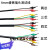 两芯2F三芯2F四芯线4mm香蕉插头多芯导线3KV高压试验线 五芯 4平方 5m