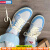 耐克（NIKE）官方舰店女鞋 新款Air Jordan 1 High AJ1 高帮复古休闲鞋板鞋 DV1305-004冰蓝 37.5