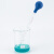 海斯迪克 HKQS-141 胶头刻度滴管 化学实验玻璃滴管 精油试剂滴管 刻度橡胶吸球 0.5mL含红胶头