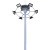  中盏 GS2510400L led电动升降高杆灯大型足球场广场灯篮球场灯港口车站停车场码头体育场高度25米+10个400WLED灯具