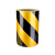 冠峰 宽30cm长46米 黑黄斜纹反光膜反光贴条地贴纸防水安全标识警示GNG-517