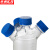 京洲实邦 流动相液瓶 实验室螺口储液试剂瓶 四口/含无孔蓝盖5000ml ZJ-1348