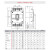 德力西 额定电流100A极数4p 空气开关CDM3塑壳断路器电闸空开定制