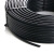 金龙羽 国标铜芯电线电缆多芯多股软线RVV5*1.5平方电线100米/卷 黑色
