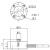东部工品 微型测力荷重传感器小尺寸小量程称重传感器纽扣试压力重量传感器 受力范围（50kg） 
