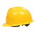 胜丽安全帽头盔工地防砸抗冲击ABS新国标免费印字V200A 黄色 1顶
