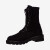 Stuart Weitzman 女士短靴新款时尚SW通勤时尚高跟靴子Ande lift 黑色麂皮【国内现货】 4.5=35码