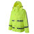 瑞珂韦尔（Rockwell）反光雨衣执勤交通警示分体雨衣套装防水反光衣劳保雨衣 荧光黄 L