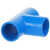 伟星（VASEN）PVC管材管件 阻燃电线保护管 16mm/20mm 绝缘电工配件 PVC管材管件 蓝色 10个装 16mm