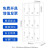 盾牙更衣柜员工柜储物柜带锁钢制铁皮柜存包柜鞋柜九门更衣柜升级款