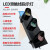 滑触线电源指示灯三色灯起重机行车天车信号灯HXC-50滑线指示灯 灯口直径100 平板款
