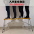 铝合金马凳折叠升降加厚伸缩脚手架多功能装修工程梯ONEVAN 1.8米长27厘米宽铝合金喷塑踏面【70~120高