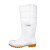 朗莱斯特 工业白色食品雨靴成人 PVC耐磨防水鞋劳保胶鞋高筒雨鞋  白色 43 