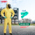 DUPONTC级轻型连体安全检查防化服危化品实验耐酸碱防护服 半面罩套装(综合型防护) XL