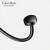 CK凯文克莱（Calvin Klein）Bubbly系列 PVD镀黑 黑玛瑙开口男女同款手镯 KJ9RBF14010M(M号)