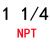 管螺纹丝锥丝攻PT Z NPT NPTF1/8 1/4 3/8 1/2 3/4 米白色 NPT 1“1/4-11
