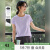 梵希蔓白色圆领纯色短袖t恤女2025夏季新款时尚简约百搭短款上衣 A0683 莫奈紫 M