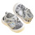 托姆贝克（ThomBaker）婴儿学步鞋夏季凉鞋软底轻便鞋子幼儿童鞋0-1-3岁网鞋透气 灰色 17码 (内长13cm)