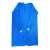 SMS一次性防护服无纺布透气防尘防水覆膜工作反穿衣隔离服 40克PE+PE蓝色防水(1件/袋 透明