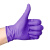 塞莫诗N910V1一次性紫色耐用型丁腈手套无粉紫色240mmL码100只装