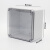 室外防水盒IP67户外防水接线盒透明盖ABS塑料密封盒防水箱 仪表盒定制 200*200*130
