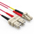 胜为FMCK-2030 电信级铠装光纤跳线 LC-SC多模双芯3米 防鼠咬室内抗拉尾纤缆