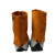 威特仕（WELDAS）44-2106金黄色护腿脚盖 15cm长 防金属飞溅焊接脚盖 1对装