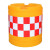 防撞桶圆柱形塑料隔离桶高速路口道路交通注水反光警示墩滚塑工艺 滚塑-1800*900*900mm-红白膜