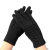 谋福 CNMF 9861 保暖手套 高弹加绒加厚款 波点秋冬时尚精品 加绒薄款氨纶手套 （黑色波点款）