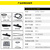 KARCHER 德国卡赫 商用工业不锈钢桶式干湿两用大功率大吸力吸尘器 NT90/3 三电机