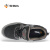 希玛D16001-1防砸耐油安全鞋进口头层软压花牛皮劳保鞋新型透气工作鞋 黑色 39 