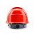 伟光 安全帽 高强度ABS透气领导监理头盔 工地建筑工程 新国标电绝缘安全帽 红色透气款 旋钮式调节