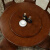 匠友（JIANGYOU）实木餐桌圆形带转盘组合饭桌椅中式圆桌酒店家用餐厅家具家用桌子 一桌8椅（颜色备注） 1.8米（带转盘）