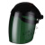 电焊面罩焊接工帽透气头盔 防飞溅防烤脸紫外线辐射护眼 二代橙顶5号墨绿面罩+专用手套