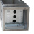 室外不锈钢防雨机柜0.6米0.8米1.2米22u9u户外防水网络监控交换机 不锈钢本色 900x600x450cm
