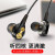 SOZA  耳机入耳式适用于X6 X5 7 8手机四动圈喇叭重低音有线K歌 黑色双动圈【2条装】