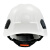创悟邦 安全帽 工地工程建筑施工 ABS防砸透气劳保头盔 领导监理 定制印字 SH608蓝色
