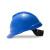 梅思安安全帽ABS豪华型超爱戴帽衬蓝色针织布吸汗带D型下颏带1顶 可定制