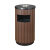 南 GPX-57C 户外圆形环保垃圾桶 小区公园不锈钢垃圾箱果皮桶 内桶容量33升