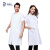 劳博士 TZ012 白大褂 工作服学校化学实验室服护士服药店食品厂工装白色 女XL短袖